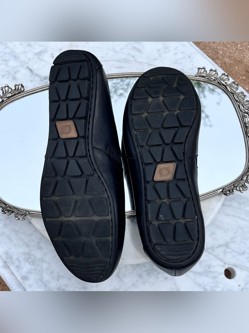 Born Black Leather, Sebra Slip On Comfort Flats / Moccasin, 11 - Picture 7 of 11